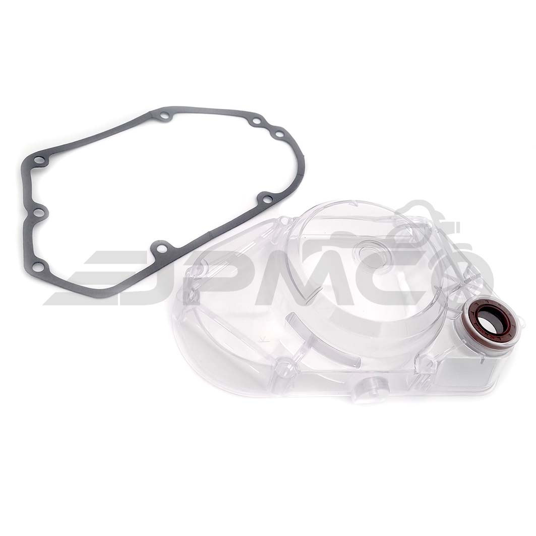 Transparenter Kupplungsdeckel für Simson – inkl. Dichtung & Wellendichtring für S51, S70, SR50, KR51/2 Transparenter Kupplungsdeckel für Simson – inkl. Dichtung & Wellendichtring für S51, S70, SR50, KR51/2